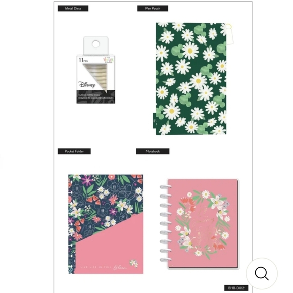The Happy Planner Disney Be Happy Box Set Bundle Let your dreams blossom - Picture 2 of 6